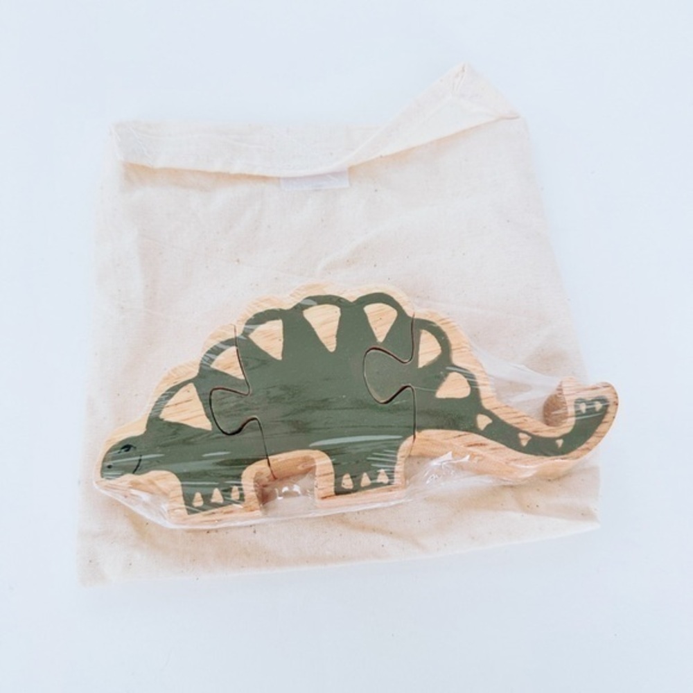 New Sealed Wood Dinosaur Puzzle